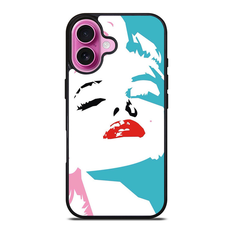 MARILYN MOENROE ABSTRACT iPhone 16 Plus Case