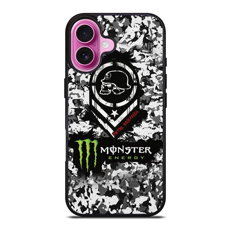 METAL MULISHA MONSTER ENERGY CAMO iPhone 16 Plus Case