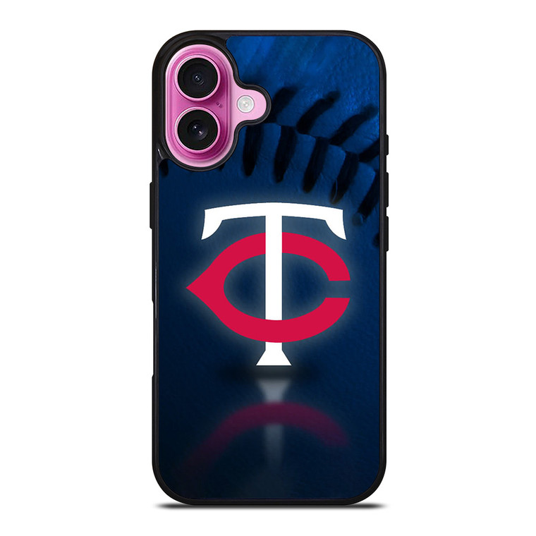 MINNESOTA TWINS MLB BASEBALL LOGO iPhone 16 Plus Case