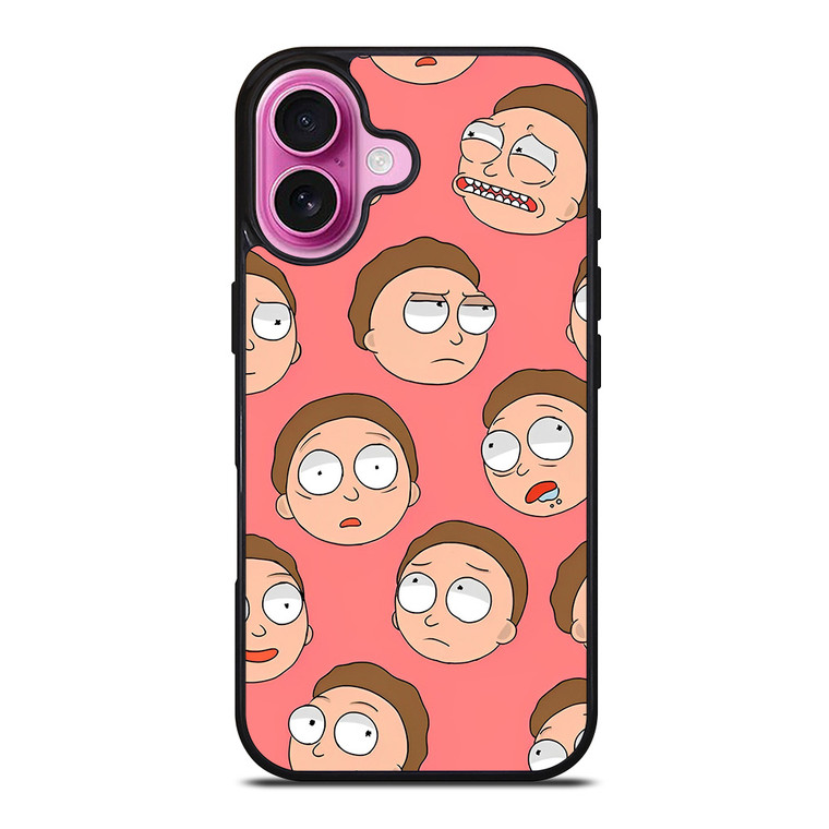 MORTY SMITH STUPID FACES iPhone 16 Plus Case