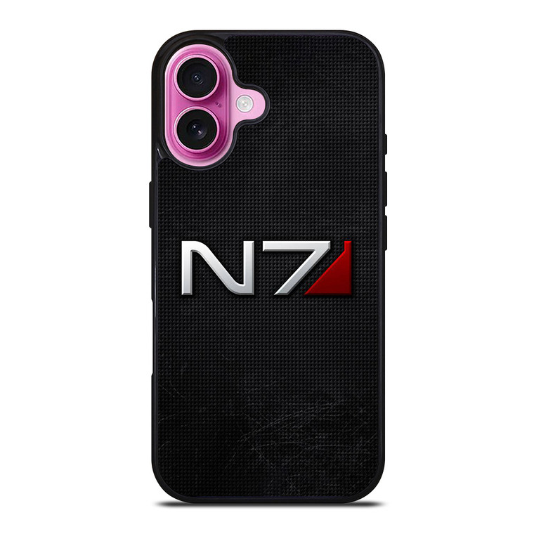 N7 MASS EFFECT PLATE EMBLEM iPhone 16 Plus Case
