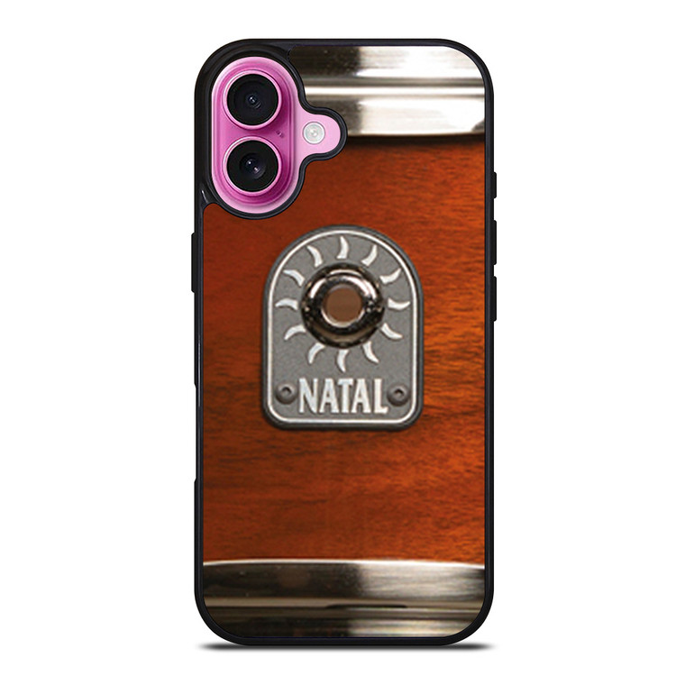 NATAL DRUM SNARE LOGO iPhone 16 Plus Case
