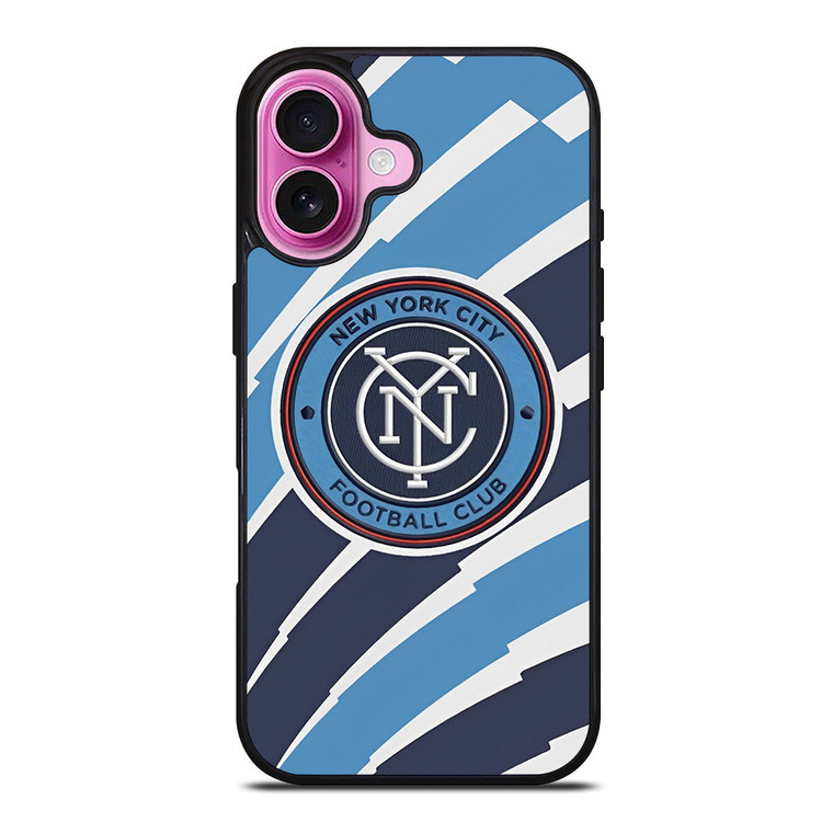 NEW YORK CITY FC STRIPS iPhone 16 Plus Case