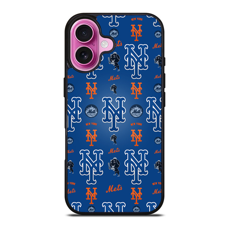 NEW YORK METS COLLAGE iPhone 16 Plus Case