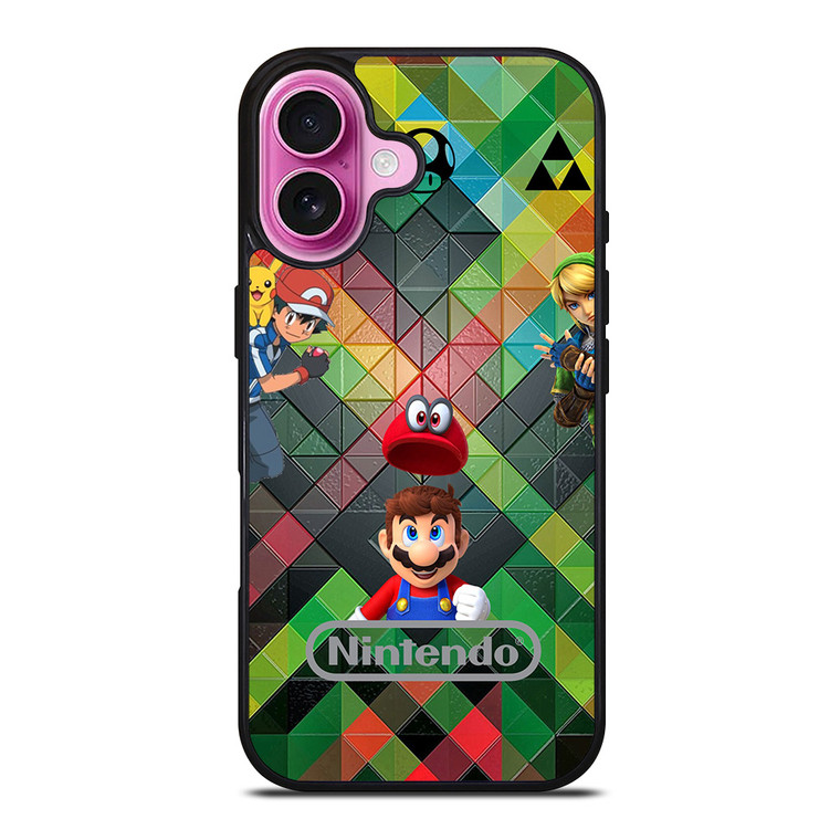 NINTENDO SWITCH GAME COLLECTION iPhone 16 Plus Case
