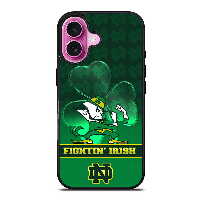 NOTRE DAME FIGHTING IRISH MASCOT iPhone 16 Plus Case NOTRE DAME FIGHTING IRISH MASCOT iPhone 16 Plus Case