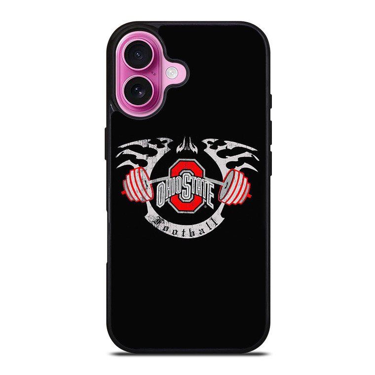 OHIO STATE FOOTBALL ART iPhone 16 Plus Case