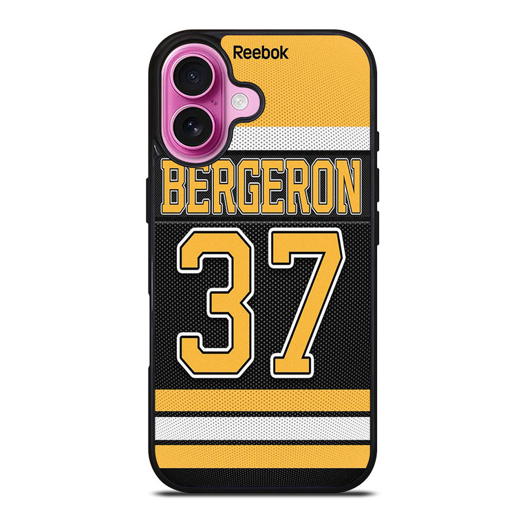 PATRICE BERGERON BOSTON BRUINS NHL iPhone 16 Plus Case PATRICE BERGERON BOSTON BRUINS NHL iPhone 16 Plus Case