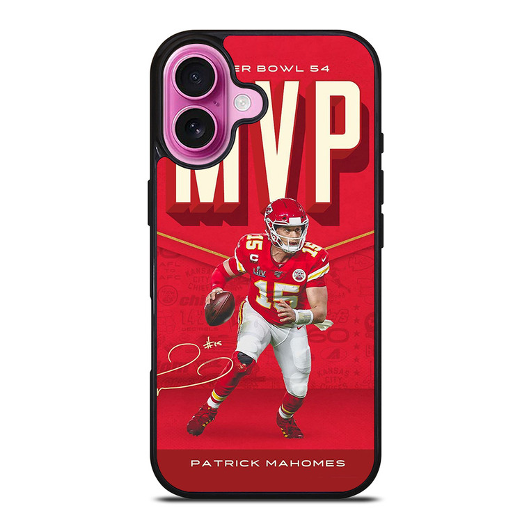 PATRICK MAHOMES KANSAS CITY CHIEFS MVP iPhone 16 Plus Case PATRICK MAHOMES KANSAS CITY CHIEFS MVP iPhone 16 Plus Case