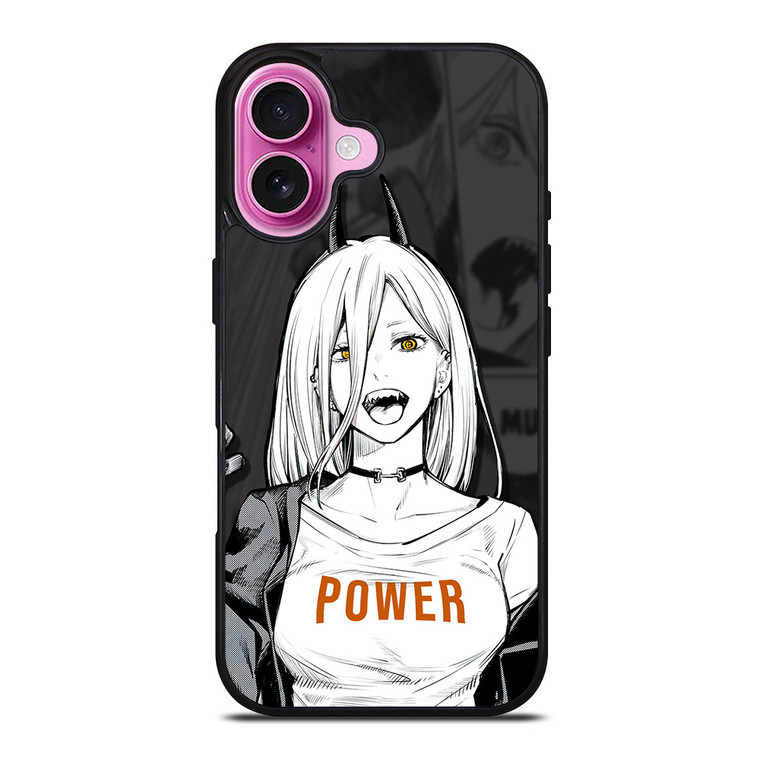 POWER CHAINSAW MAN ANIME 2 iPhone 16 Plus Case