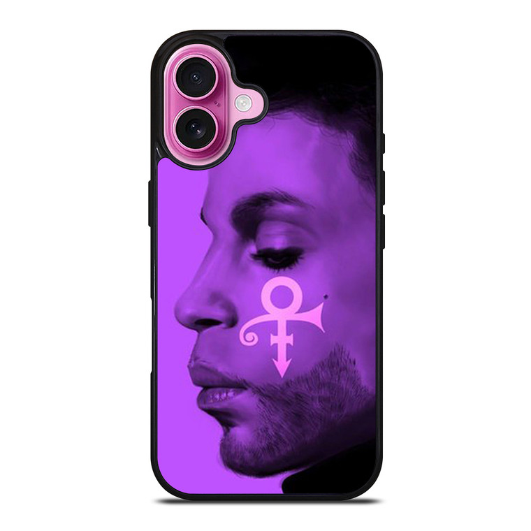 PRINCE PURPLE RAIN FACE iPhone 16 Plus Case PRINCE PURPLE RAIN FACE iPhone 16 Plus Case