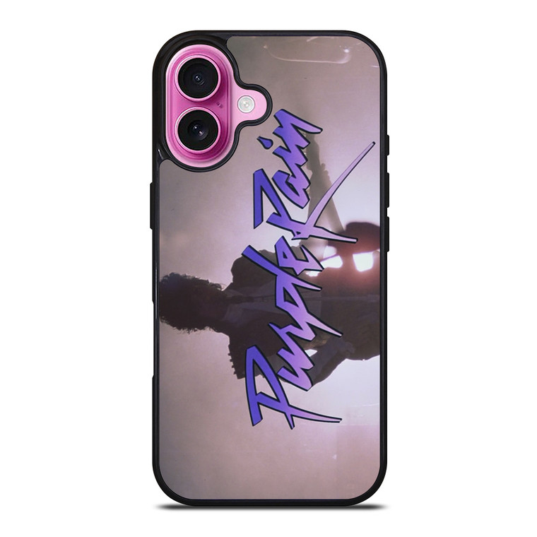 PRINCE PURPLE RAIN LOGO iPhone 16 Plus Case PRINCE PURPLE RAIN LOGO iPhone 16 Plus Case