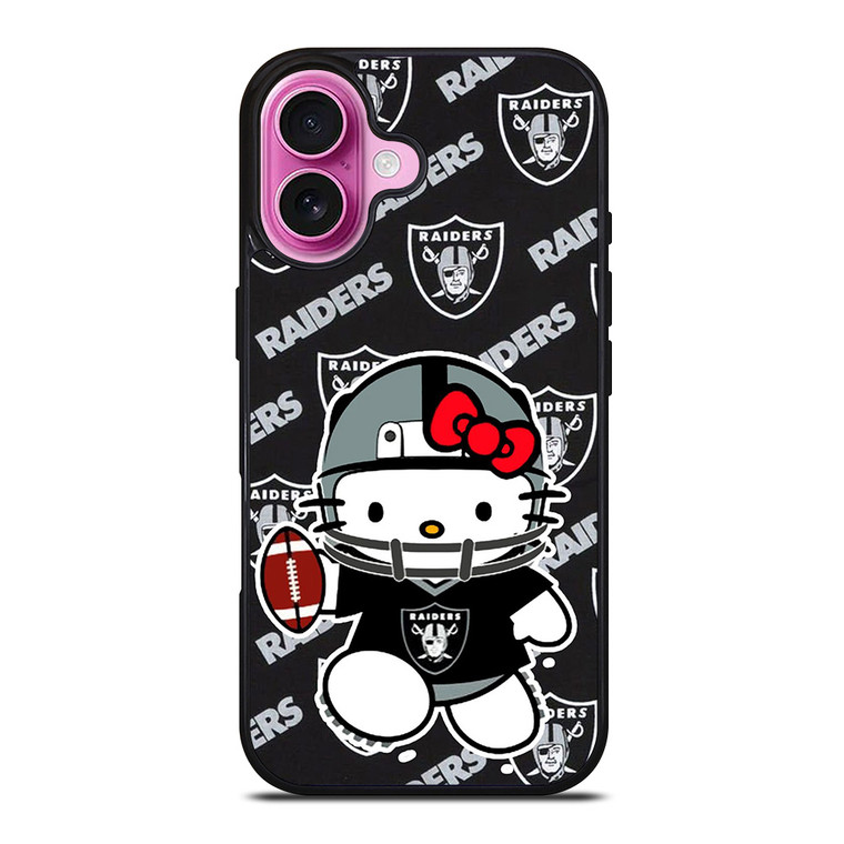 RAIDERS HELLO KITTY iPhone 16 Plus Case