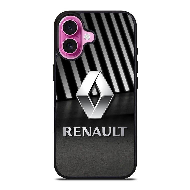 RENAULT CAR METAL LOGO iPhone 16 Plus Case