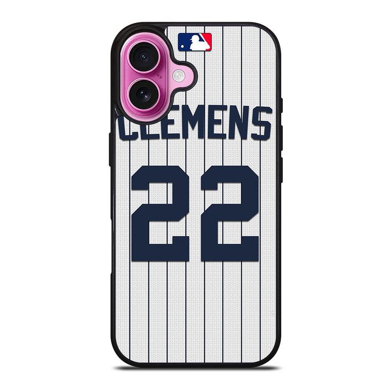 ROGER CLEMENS NEW YORK YANKEES iPhone 16 Plus Case