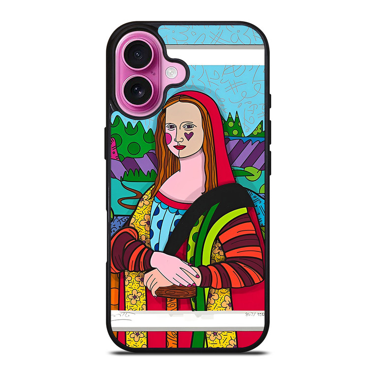 ROMERO BRITTO MONALISA iPhone 16 Plus Case