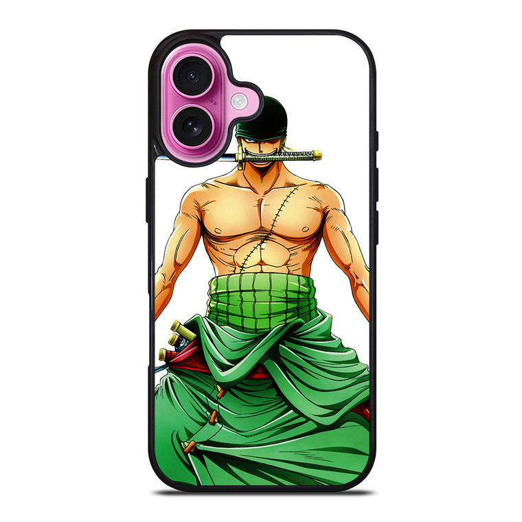 RORONOA ZORO ONE PIECE ANIME 2 iPhone 16 Plus Case