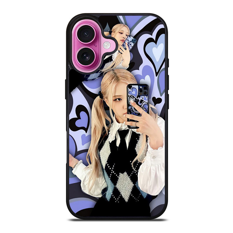 ROSE BLACKPINK LOVE VIOLET iPhone 16 Plus Case