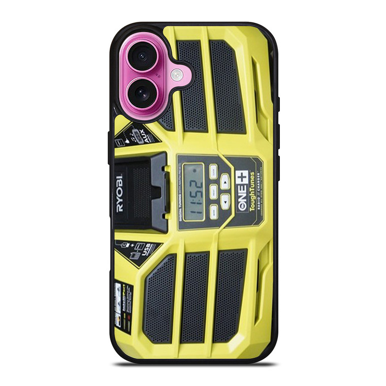 RYOBI JOBSITE RADIO EMBLEM iPhone 16 Plus Case