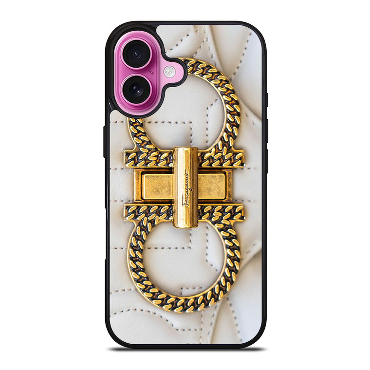 SALVATORE FERRAGAMO EMBLEM iPhone 16 Plus Case SALVATORE FERRAGAMO EMBLEM iPhone 16 Plus Case