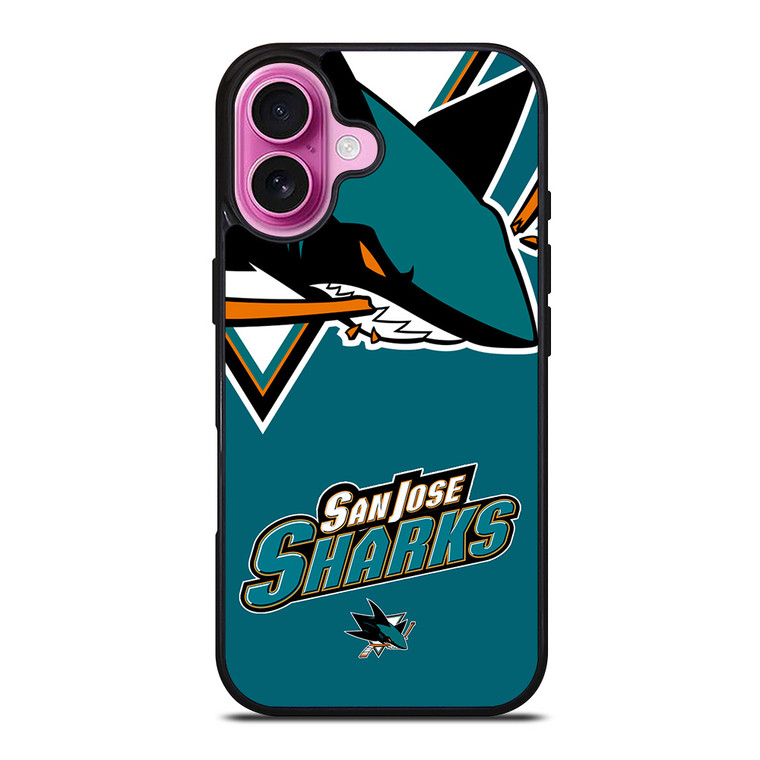 SAN JOSE SHARKS HOCKEY LOGO iPhone 16 Plus Case