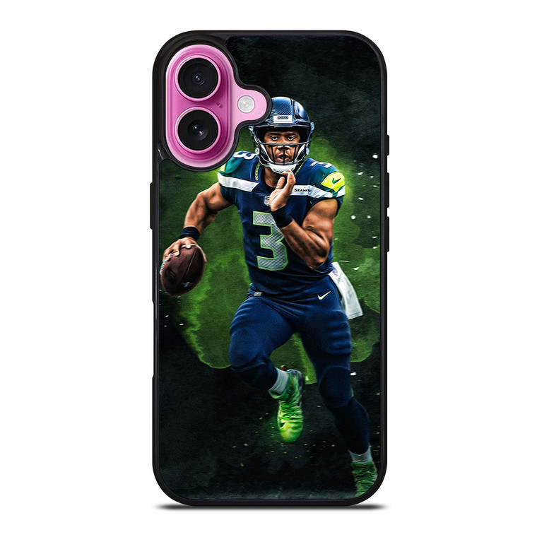 SEATTLE SEAHAWKS RUSSELL WILSON NFL iPhone 16 Plus Case SEATTLE SEAHAWKS RUSSELL WILSON NFL iPhone 16 Plus Case