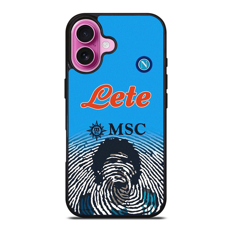 SSC NAPOLI DIEGO MARADONA iPhone 16 Plus Case SSC NAPOLI DIEGO MARADONA iPhone 16 Plus Case