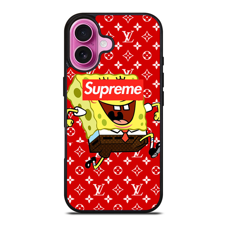 SUPREME SPONGEBOB iPhone 16 Plus Case