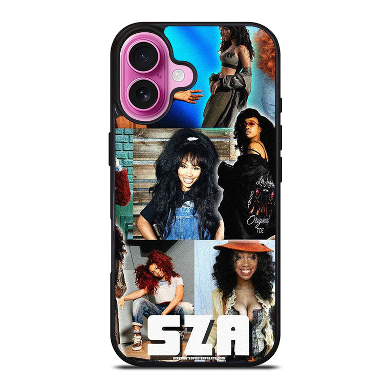SZA FEMALE SINGER COLLAGE iPhone 16 Plus Case