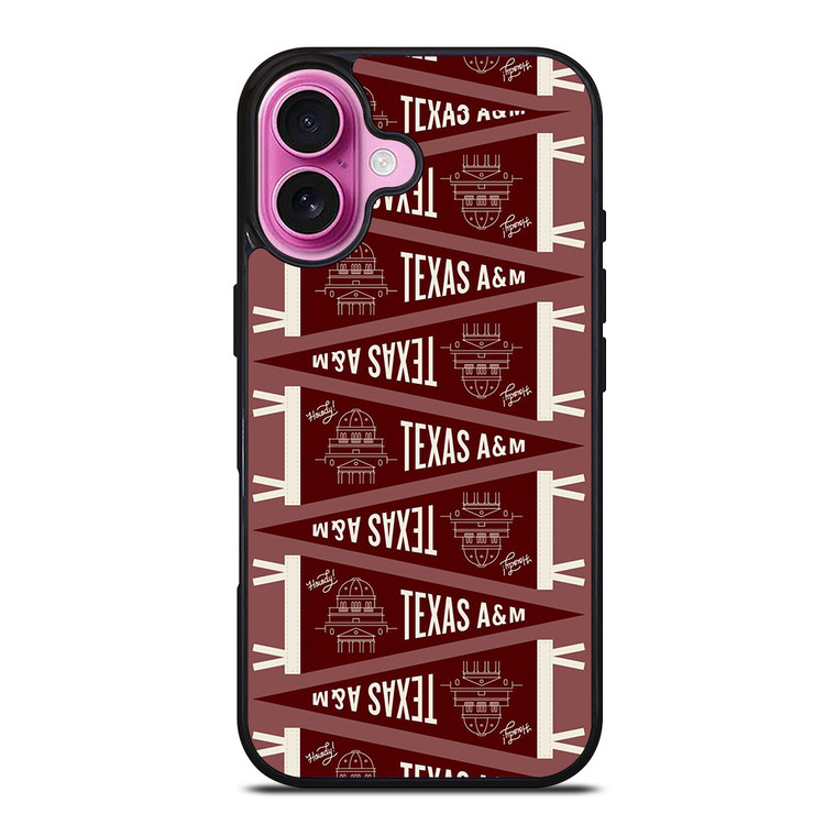 TEXAS AGGIES FLAG iPhone 16 Plus Case