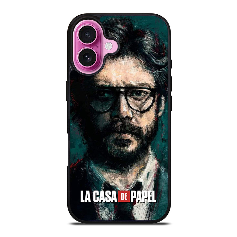 THE PROFESSOR MONEY HEIST iPhone 16 Plus Case THE PROFESSOR MONEY HEIST iPhone 16 Plus Case