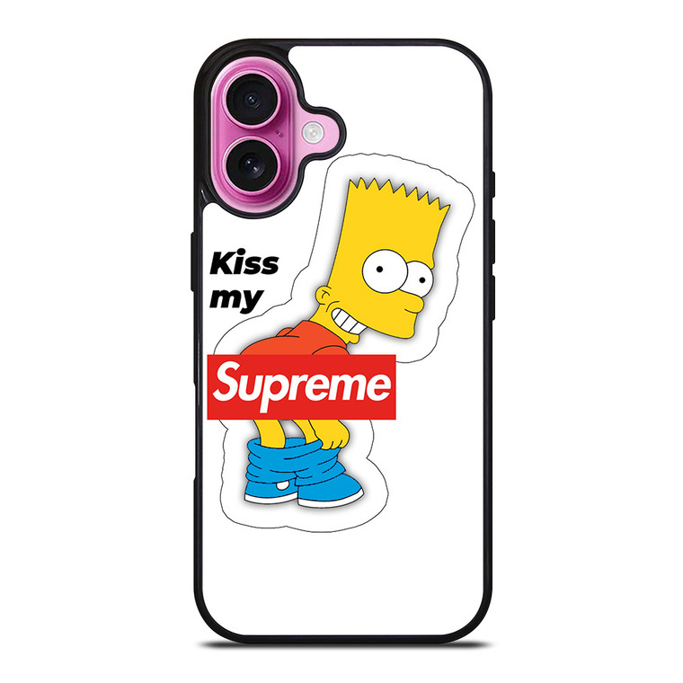 THE SIMPSONS KISS MY SUPREME iPhone 16 Plus Case