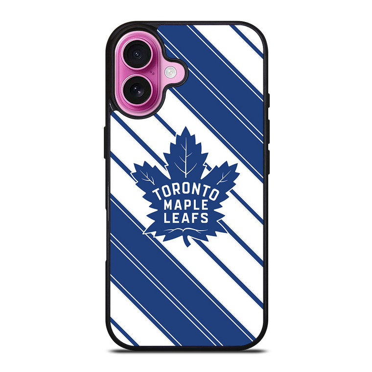 TORONTO MAPLE LEAFS DIAGONAL STRIPE iPhone 16 Plus Case