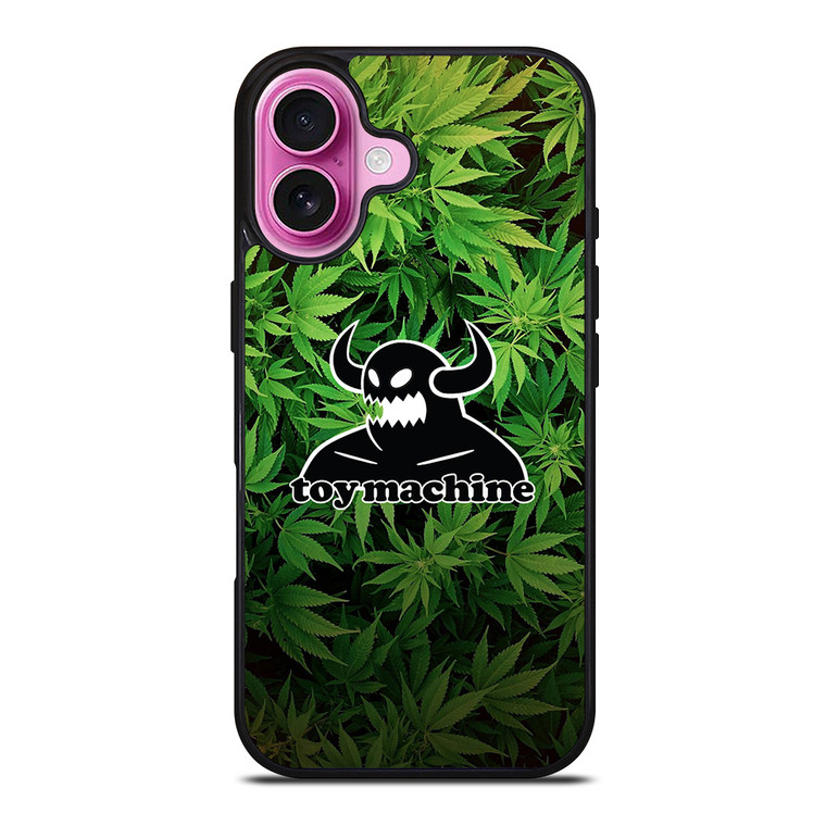 TOY MACHINE SKATEBOARD WEED iPhone 16 Plus Case