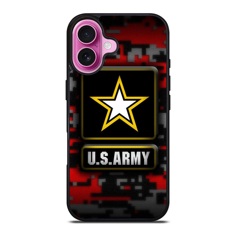 US ARMY CAMO LOGO iPhone 16 Plus Case