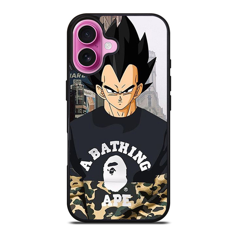 VEGETA CAMO BAPE SUPREME iPhone 16 Plus Case