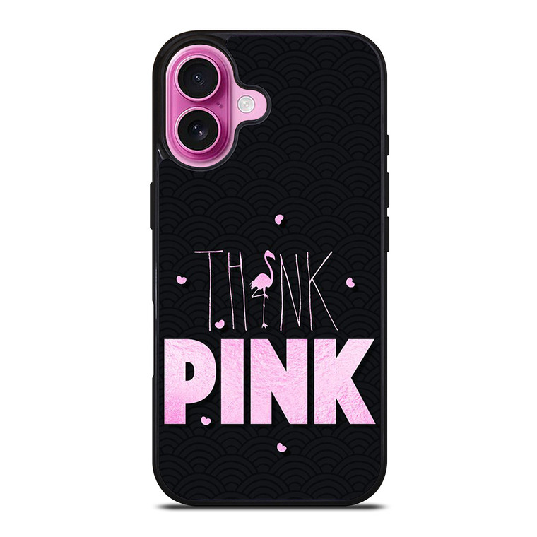 VICTORIA'S SECRET THINK PINK LOGO iPhone 16 Plus Case