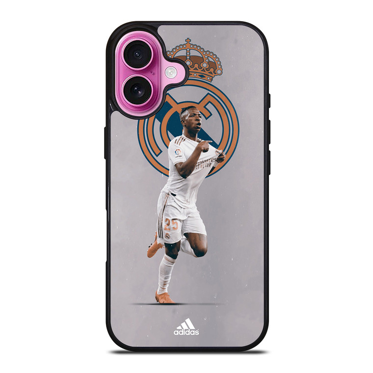 VINICIUS JR REAL MADRID ADIDAS iPhone 16 Plus Case