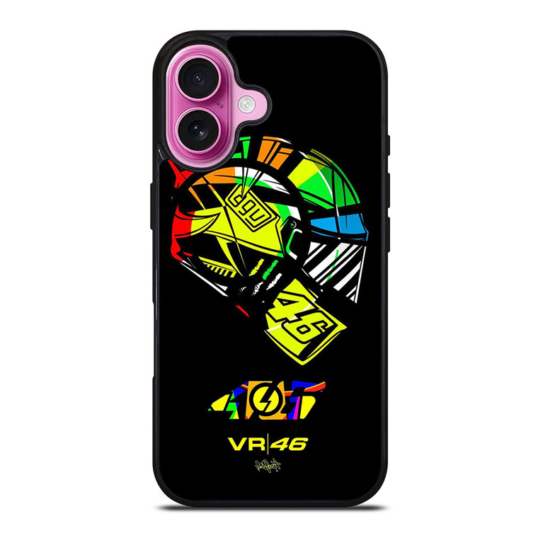 VR VALENTINO ROSSI 46 HELMET iPhone 16 Plus Case