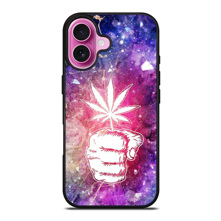 WEEDS MARIJUANA NEBULA iPhone 16 Plus Case