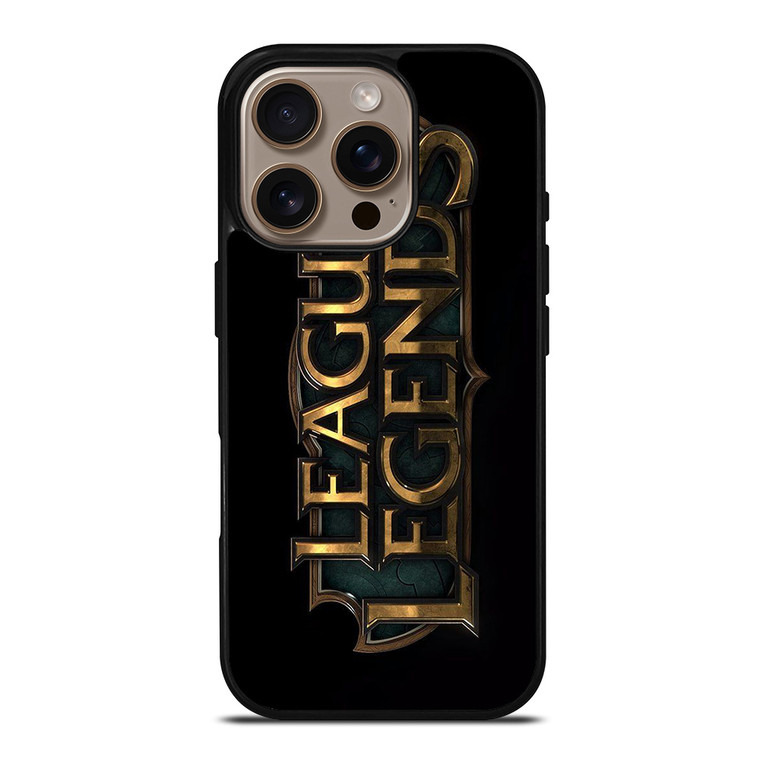 LEAGUE OF LEGENDS METAL LOGO iPhone 16 Pro Case