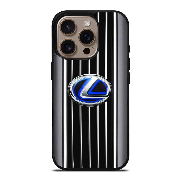 LEXUS METAL STRIPE LOGO iPhone 16 Pro Case