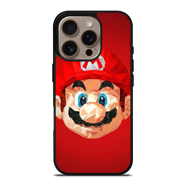 MARIO BROS CLIPART HEAD iPhone 16 Pro Case