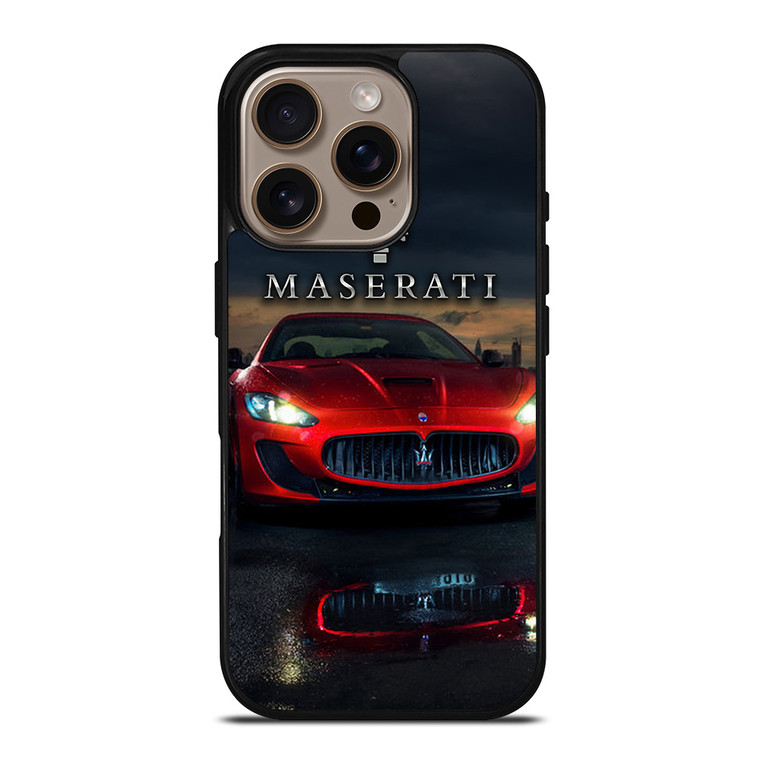 MASERATI RED CAR LOGO iPhone 16 Pro Case