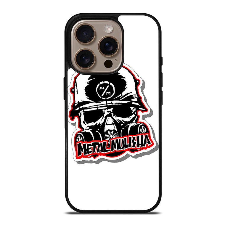METAL MULISHA WHITE LOGO iPhone 16 Pro Case