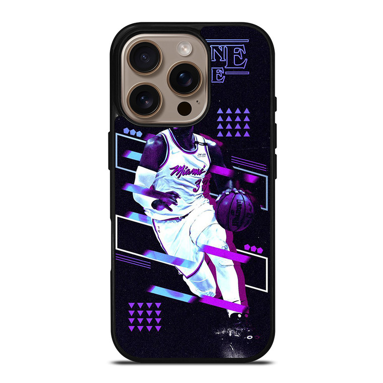 MIAMI HEAT DWYANE WADE BASKETBALL iPhone 16 Pro Case
