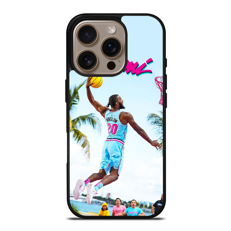 MIAMI HEAT DWYANE WADE DUNK iPhone 16 Pro Case