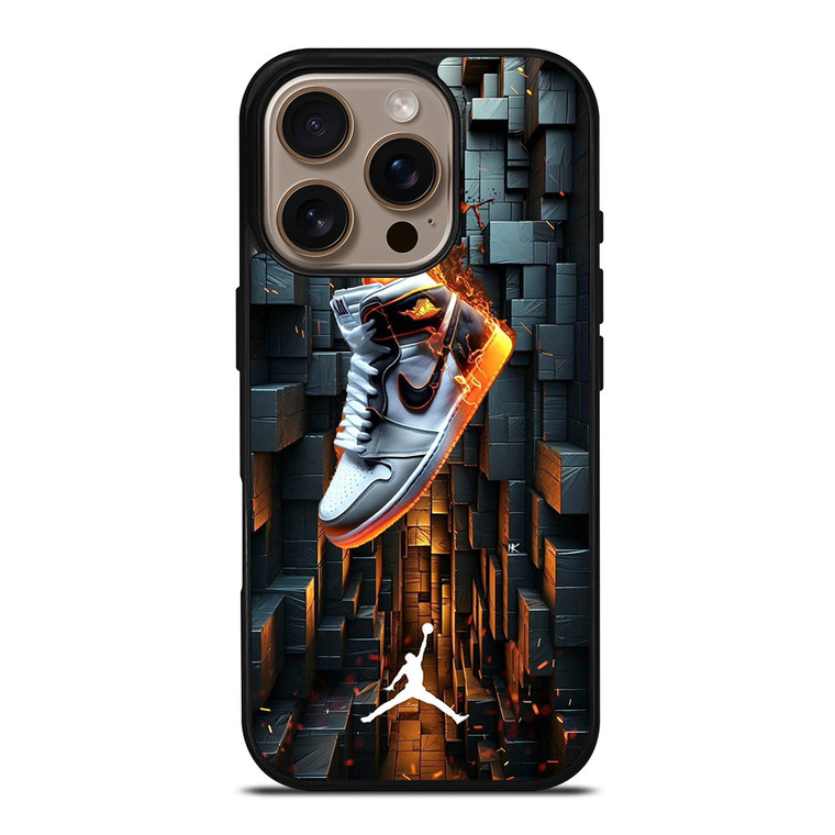 MICHAEL JORDAN AIR SHOES iPhone 16 Pro Case