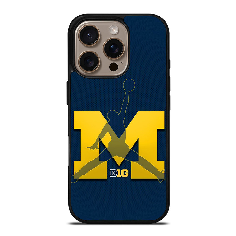 MICHIGAN WOLVERINES AIR JORDAN iPhone 16 Pro Case