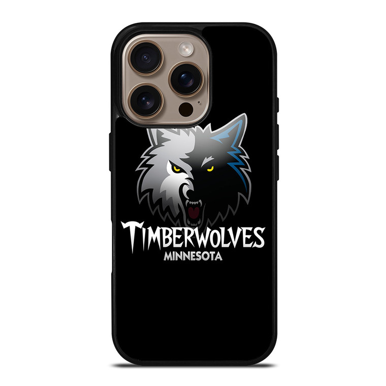 MINNESOTA TIMBERWOLVES NBA MASCOT iPhone 16 Pro Case